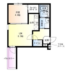 フジパレス吉田EASTの物件間取画像